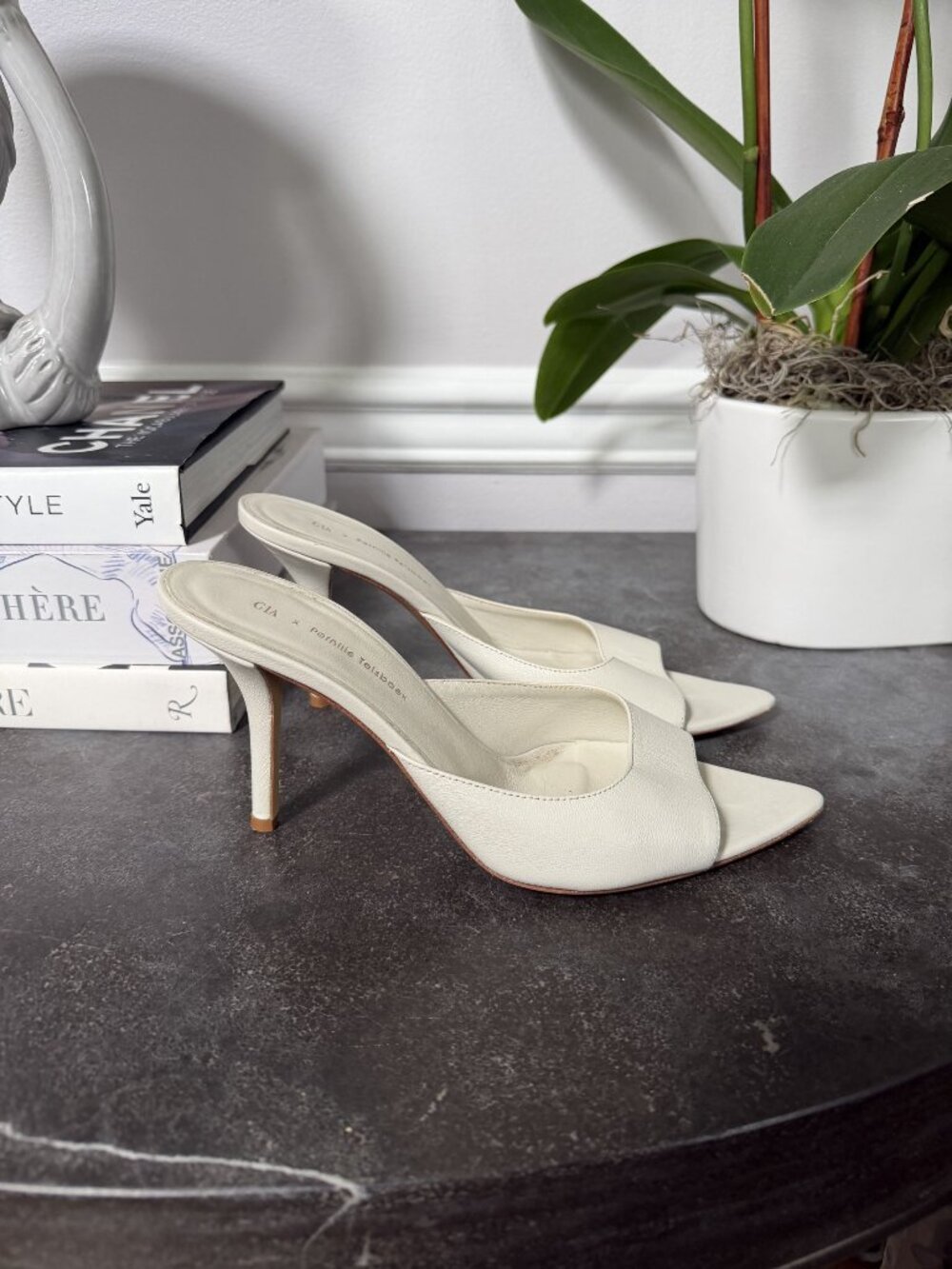 GIA x Pernillie Teisbaek slip on heels good condition size 38 1/2